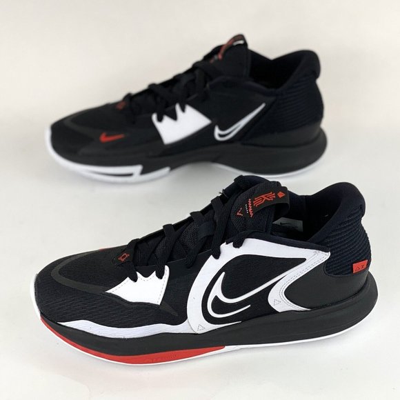Nike Kyrie Low 5 Bred Men's Basketball Shoes Sneakers White Dominoes DJ6012 001 - Picture 3 of 12